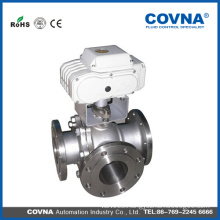 Hot selling 3 way Flange electric ball valve